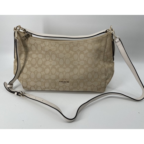 Coach Handbags - COACH CELESTE CONVERTIBLE HOBO IN SIGNATURE CANVAS (COACH F58284)